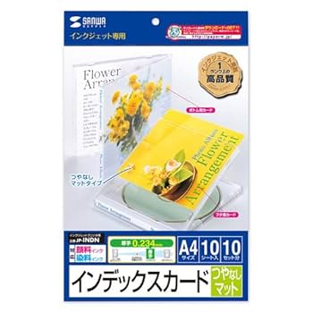 Amazon.co.jp: サンワサプライ アウトレット インデックスカード